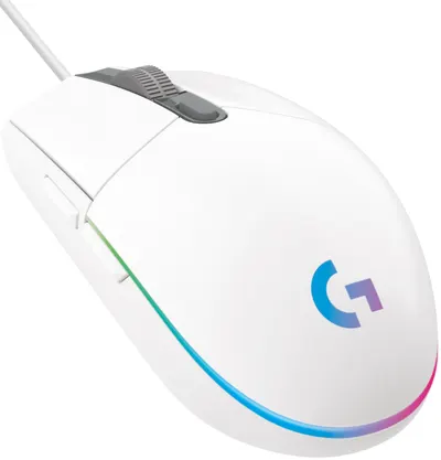 Mouse gaming Logitech - G102 Lightsync, optic, RGB, alb