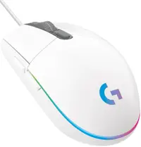 Mouse gaming Logitech - G102 Lightsync, optic, RGB, alb
