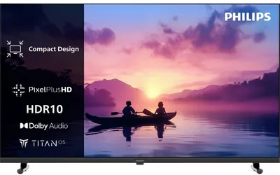 Televizor smart Philips - 40PFS6000/12, 40'', 2K FHD, Direct LED, Crystal Clear, HDR10+, Pixel Plus HD, 2x8W, negru