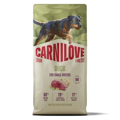 Carnilove True Fresh Dog Dry Duck Adult Small Breeds 12 kg