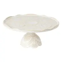 Platou pentru prăjituri din gresie ceramică Cristal – Costa Nova