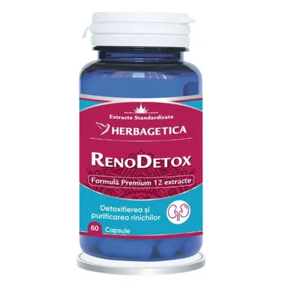 RenoDetox, Herbagetica | 60 capsule