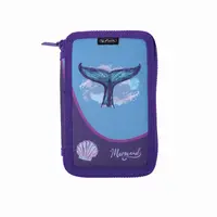 Penar neechipat, 2 fermoare, 20x4.5x13cm, Mermaid, Herlitz