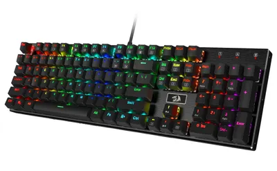 Tastatura mecanică Redragon - Devarajas K556, maro, RGB, negru