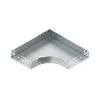 Cot La 90 ° pentru jgheab 60X200 Mm cu laterale ne perforate