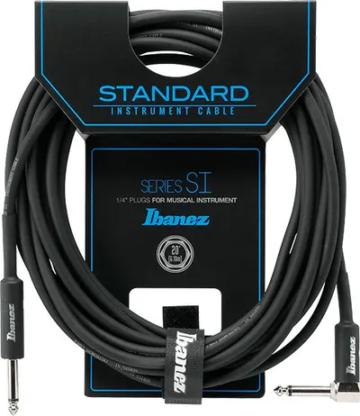 Cablu pentru chitară Ibanez - SI20L, 6.3 mm, 6.1 m, negru