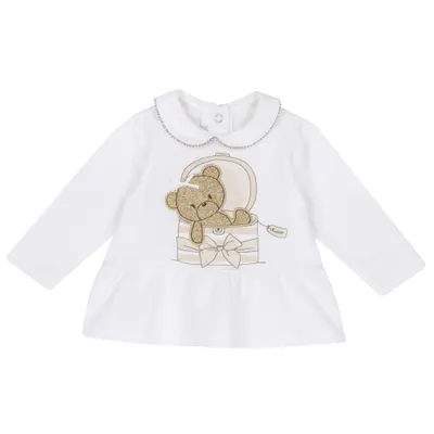 Bluza copii Chicco, alb, 67887-63MFCO