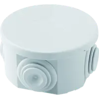 Doza aparenta cu presetupe - IP44 - dimensiuni interioare 80X40 - WALLS cu presetupe - GWT960‚ºC - GREY RAL 7035
