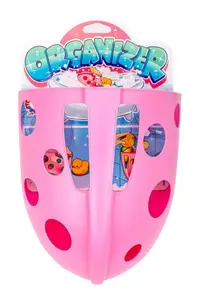 Suport pentru jucarii de baie cu ventuze Organizator Pink