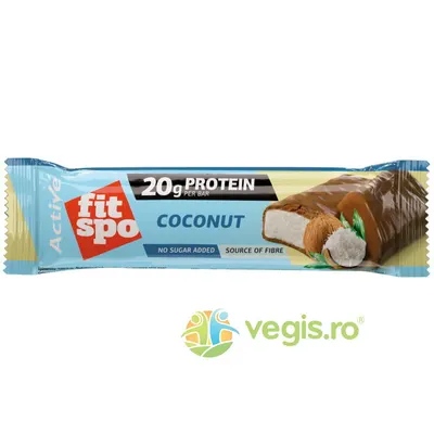 Baton Proteic 33% Proteina cu Aroma de Cocos 60g