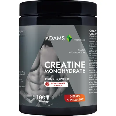 Creatina Monohidrata cu Aroma de Portocala Rosie 400g
