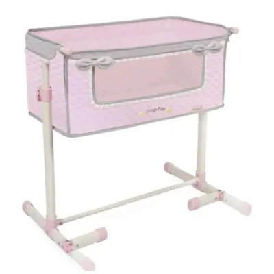 Patut co-sleeper pentru papusi, reglabil pe inaltime, DeCuevas, Sophie, Roz