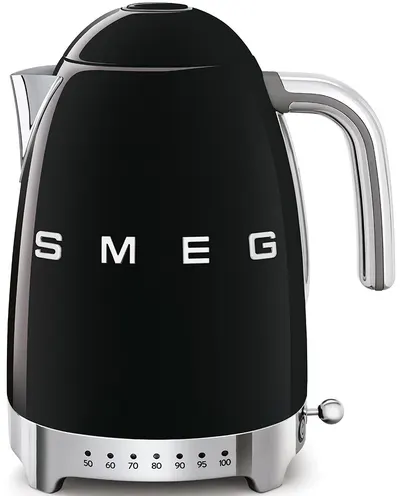 Fierbător electric Smeg - KLF04BLEU, 2400W, 1.7 l, negru