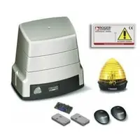 Kit automatizare poarta culisanta Roger Brushless BH30/605 alimentare 24V, limitator mecanic, utilizare intensiva
