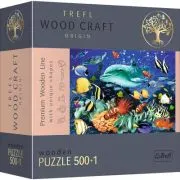 Puzzle din lemn Viata marina 500+1 piese