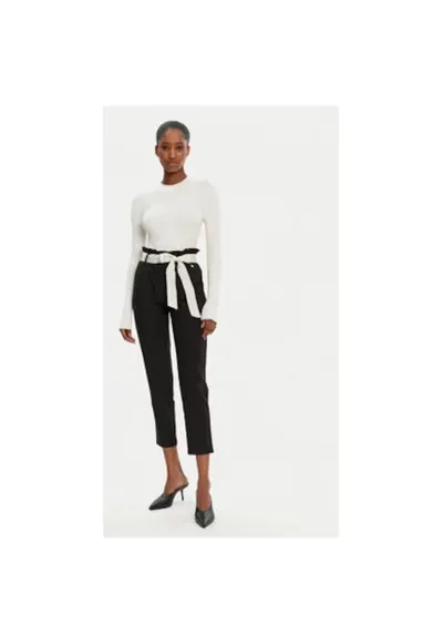 Pantaloni dama - 305265326 - Poliester/Viscoza - Negru - Negru