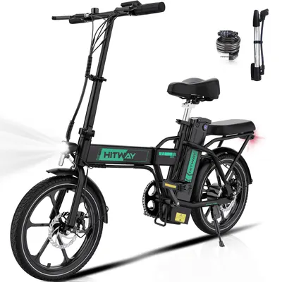 Bicicletă electrică pliabilă 16" 13Ah Autonomie 100km APP BK5