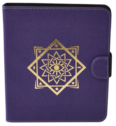 Mapă de stocare cărți de joc Dragon Shield Spell Codex - Arcane Purple (160 buc.)