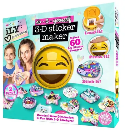 Set creativ WeCool - ILY 3D aparat de stickere