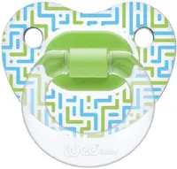 Suzetă Wee Baby Transparent, 6-18 luni, verde