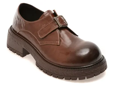Pantofi GRYXX maro, 3577, din piele naturala