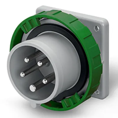 Stecher fixn32A 3P+N+E 2h >50V >300-500Hz 75X75MM terminal cu surub