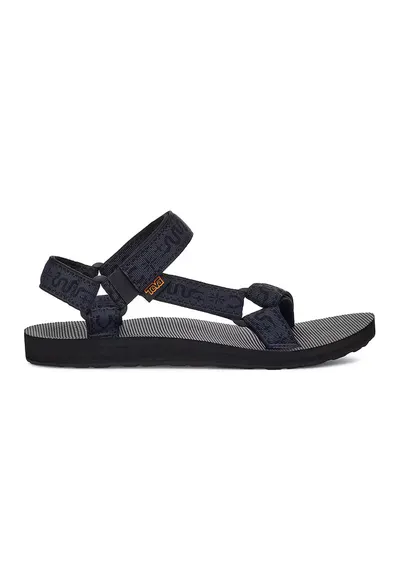 Sandale din material textil cu velcro Original Universal - Negru/Albastru inchis