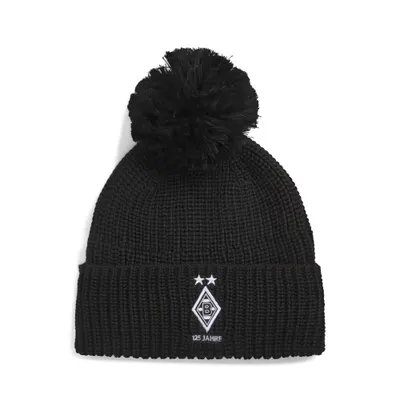 Căciulă alergare copii fleece, logo club Essentials negru PUMA