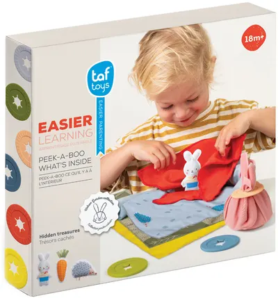 Joc senzorial pentru copii Taf Toys - Ce este înăuntru