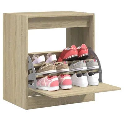 Gossi pantofar, stejar sonoma, 60x42x69 cm, lemn compozit
