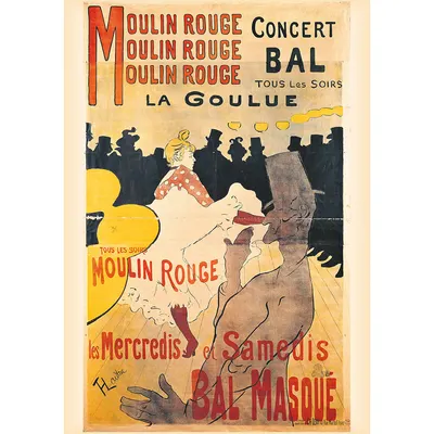 Puzzle - Henri de Toulouse-Lautrec - La Goulue at the Moulin Rouge, 1000 piese