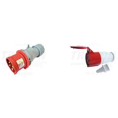 Pachet Conectare Industriala Sigura: Fisa cu Presetupe si Priza cu Protectie Cablu TICS 32A 400V