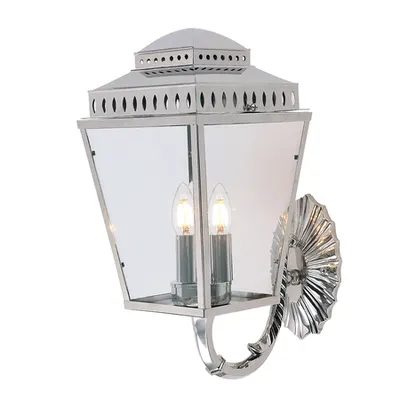 Aplica Mansion House 3 Light Wall Lantern – Polished Nickel