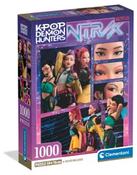 Puzzle Clementoni de 1000 piese - K-Pop Demon Hunters (varianta 2)