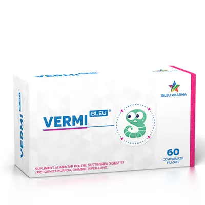 Vermi Bleu, Bleu Pharm | 60 comprimate