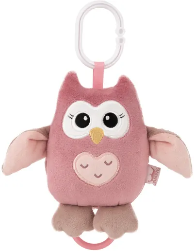 Amek Toys - Bufnita, roz, 15 cm