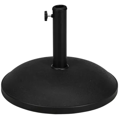 Baza pentru Umbrela Outsunny, pentru Stalpi cu Φ35mm, Φ38mm, Φ48mm Negru | Aosom Romania