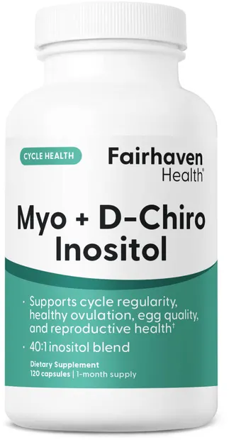 Myo + D-Chiro Inositol, 120 capsule, Fairhaven Health
