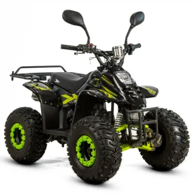 Atv copii XTR 001 big foot, roti 7 inch, 110cc, 4 timpi, 1+1, culoare negru verde
