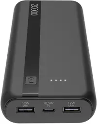 Baterie portabilă Cellularline - Essence Entry, 20000 mAh, negru
