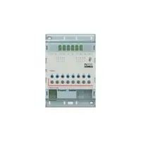 Actuator MyHOME_Up cu 8 independent relays pentru the control of valves, pumps and fan coils - 4 DIN module