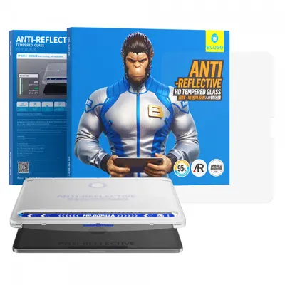 Folie de protectie Ecran Blueo Anti-Reflective HD Applicator Pro pentru Apple iPad Pro 13 (2024), Sticla Securizata, Full Glue