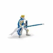 Figurina Rege cu Blazon Dragon Albastru, Papo