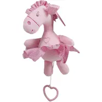 Jucărie pentru bebeluși Amek Toys - Lăută roz ponei, 22 cm