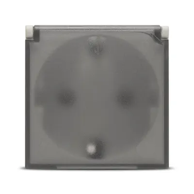 Moda Voice, priza Schuko capac protectie copii 2M, bej mat, Elbi
