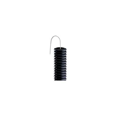 Tub flexibil cu rezistenta Medie FK15 - diametru63mm - cu sonda tragatoare - NEGRU