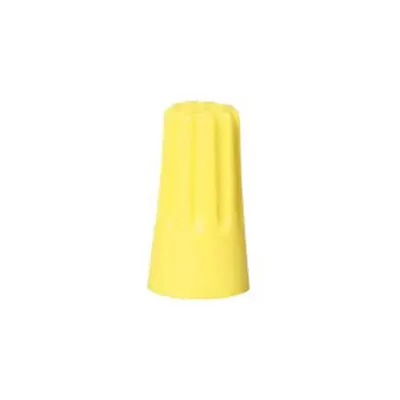 Connector cuout screw - Capvis cap - capacity 4 mm² - yellow - bucket