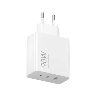 Incarcator Retea Xiaomi, 90W, 6.1A, 1 x USB-A - 2 x USB-C, Alb BHR087MEU