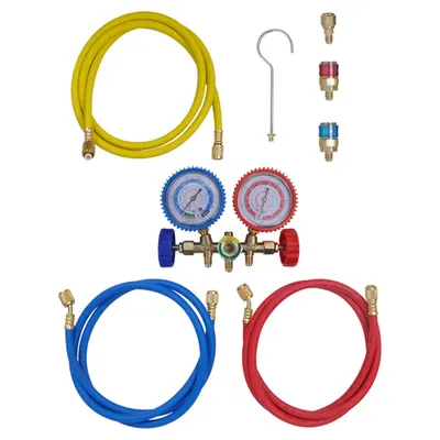 Set manometru presiune cu 2 căi, pentru aer condiționat