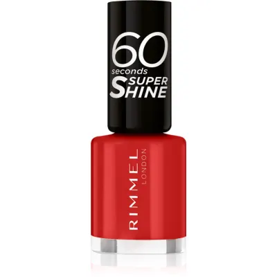 Rimmel 60 Seconds Super Shine lac de unghii culoare 430 Coralicious 8 ml